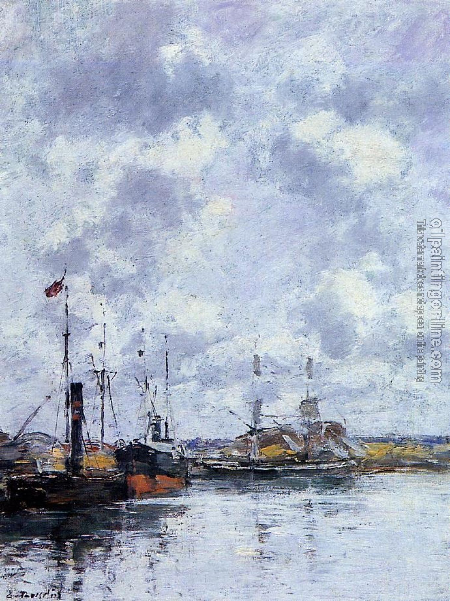 Boudin, Eugene - The Trouville Basin